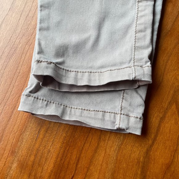 Pilcro and the Letterpress Moto Zip Tan Skinny Pants Size 4 - Picture 7 of 10